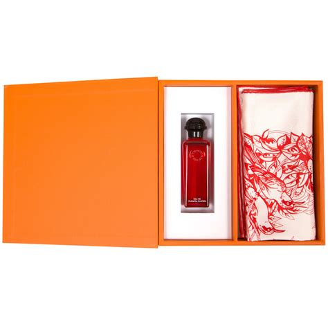 hermès rhubarb gift set.